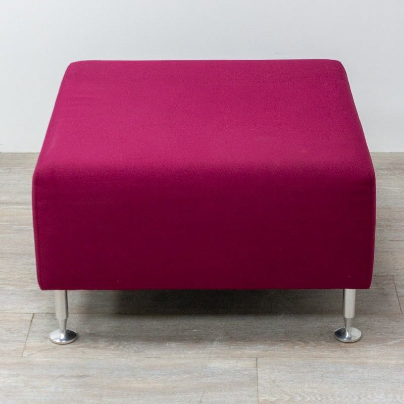 Pouf carré Bordeau L72