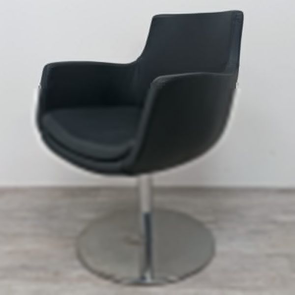 Fauteuil pivotant similicuir Noir