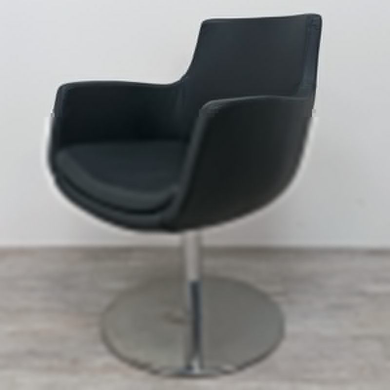 Fauteuil pivotant similicuir Noir