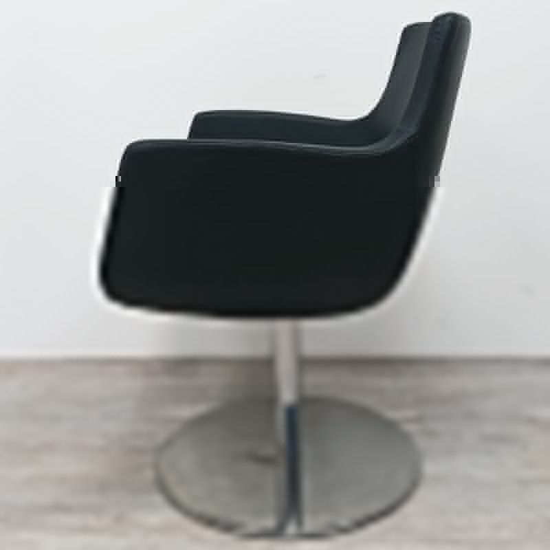 Fauteuil pivotant similicuir Noir