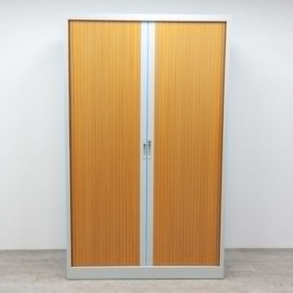 Haute L120 Gris Clair / Merisier