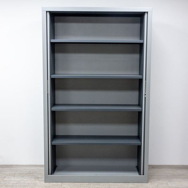 Armoire haute L120 Gris Aluminium