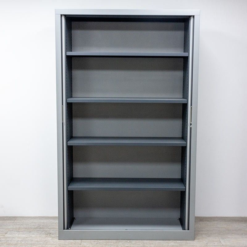 Armoire haute L120 Gris Aluminium