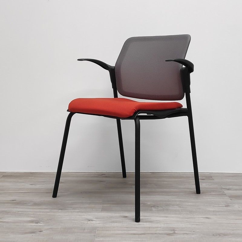 MAJENCIA empilable Orange + Accoudoirs