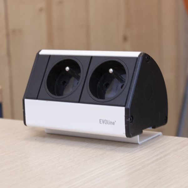 EVOline 2 prises secteur Noir/Blanc