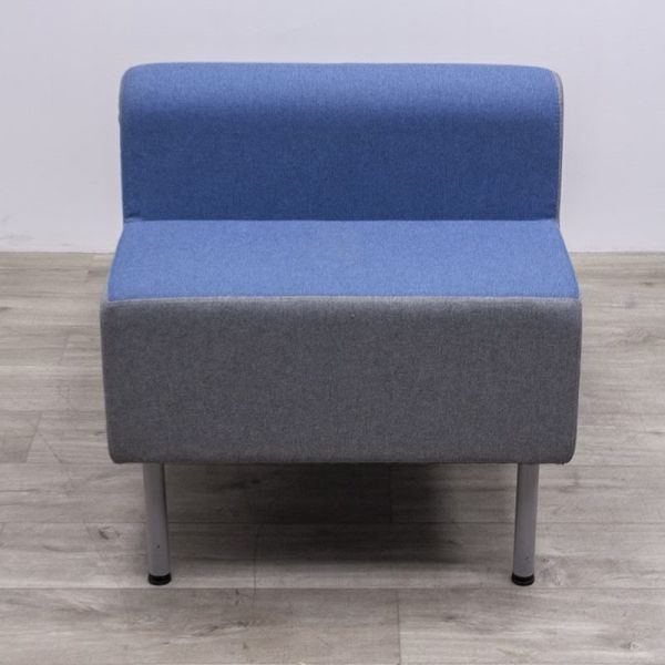 Chauffeuse Duo SOFA Gris/Bleu Clair
