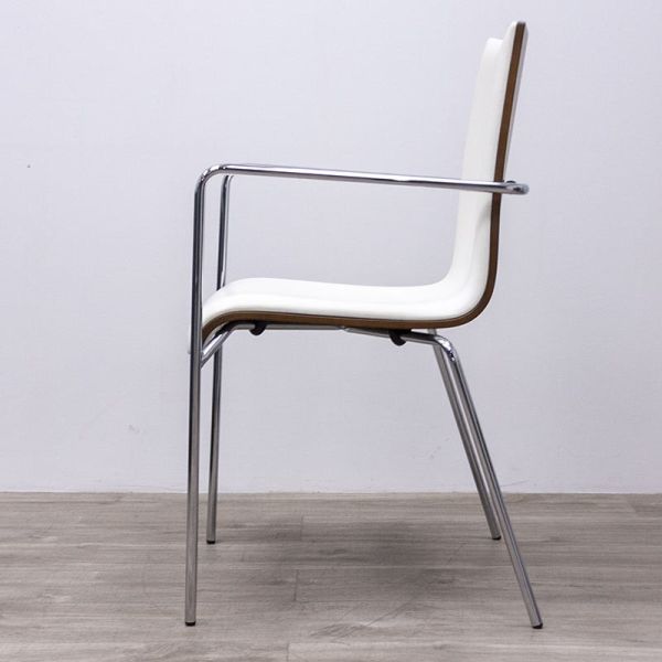 4 pieds ronds Simili Blanc