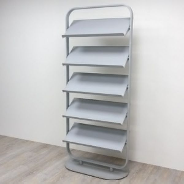 Présentoir métallique 5 niveaux