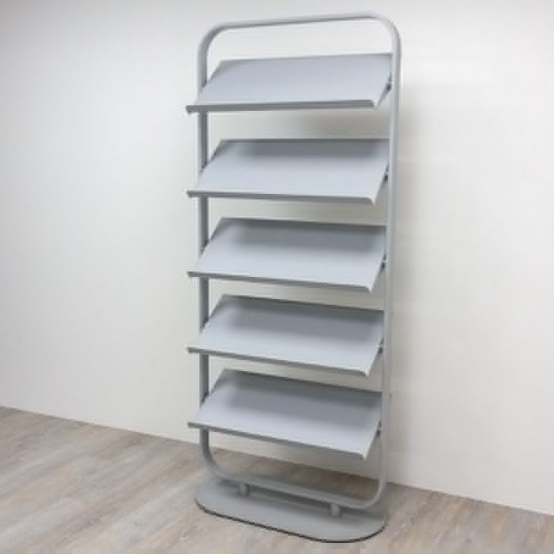 Présentoir métallique 5 niveaux