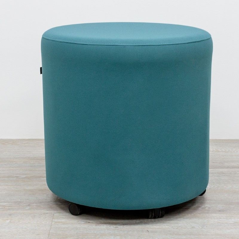 Pouf MDD à roulettes Bleu Azur