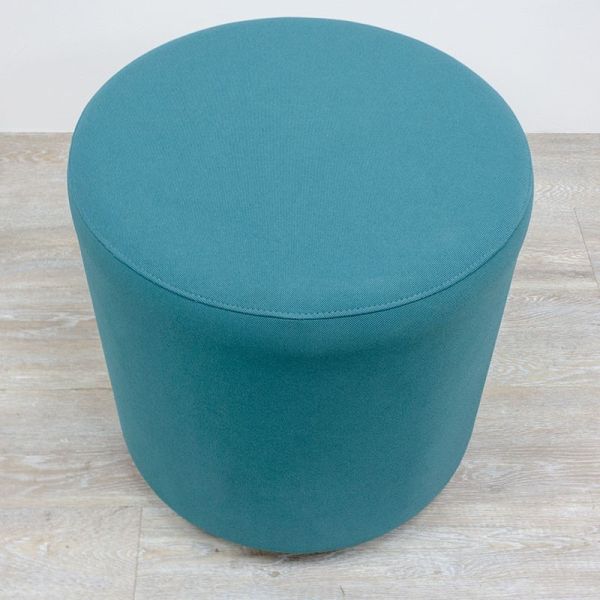 Pouf MDD à roulettes Bleu Azur