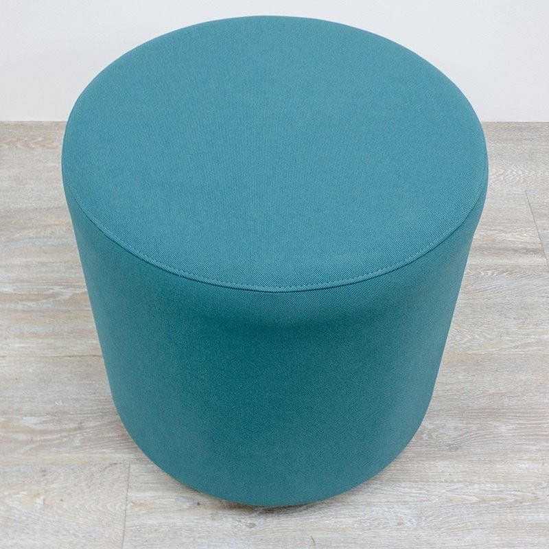 Pouf MDD à roulettes Bleu Azur