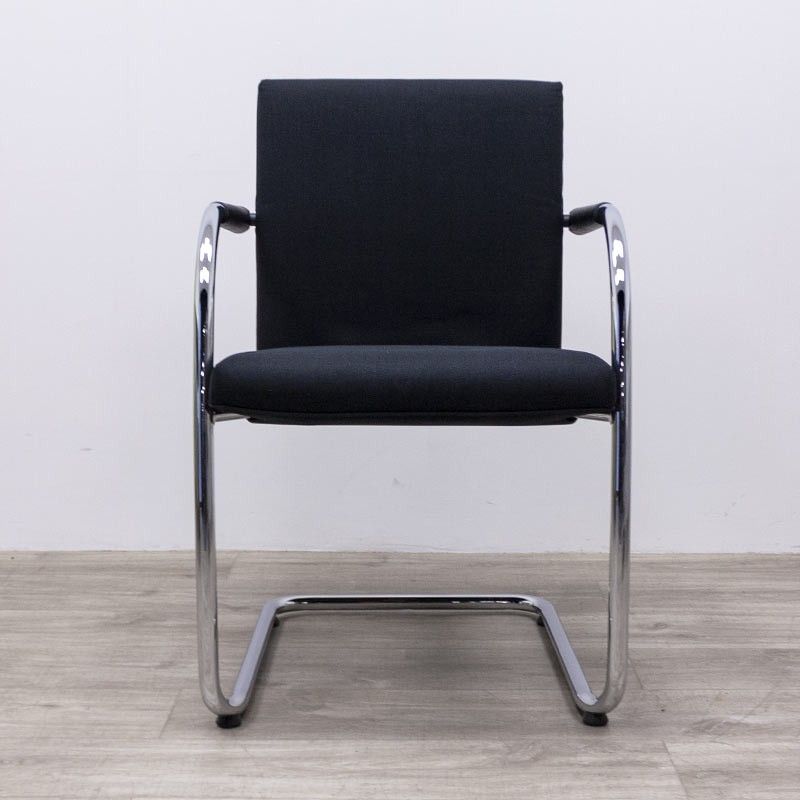 VITRA empilable Noir / Chromé
