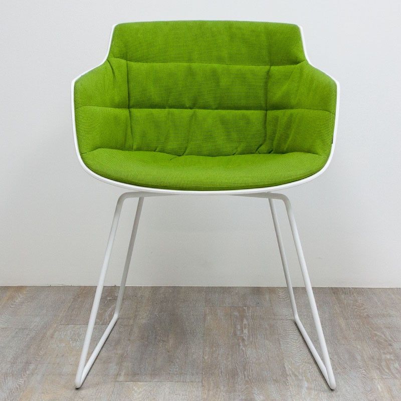 MDF Flow Blanc Vert C. accoudoirs