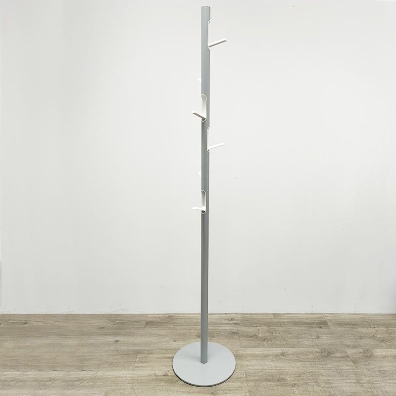 Porte manteaux 6 patères Gris / Blc