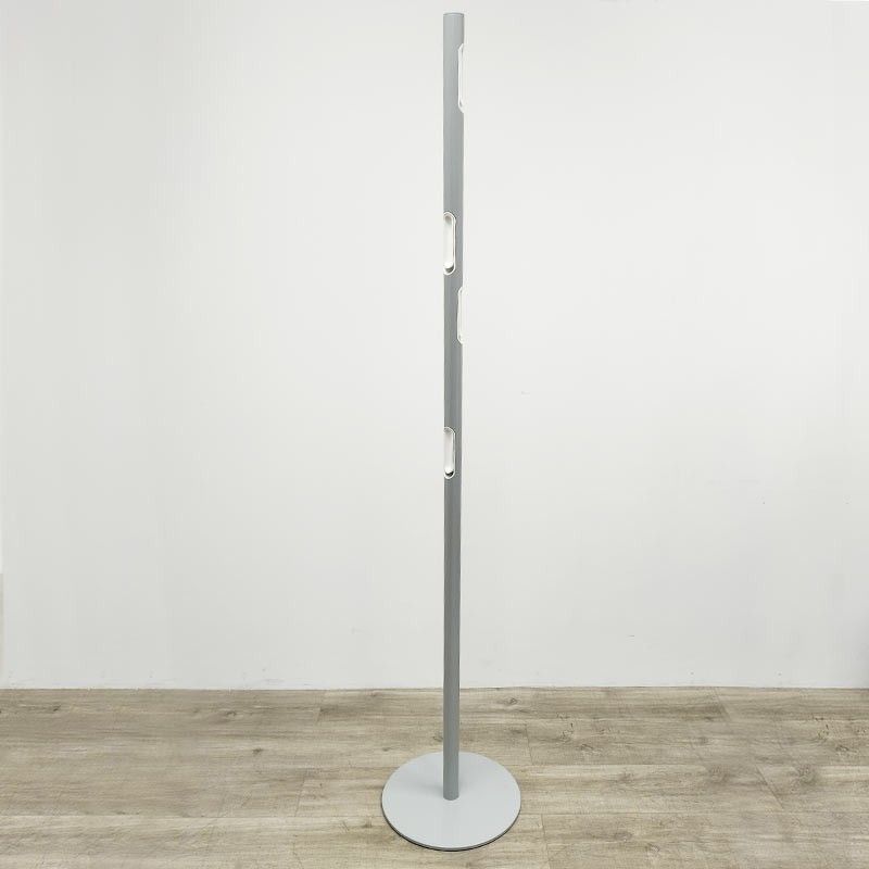 Porte manteaux 6 patères Gris / Blc