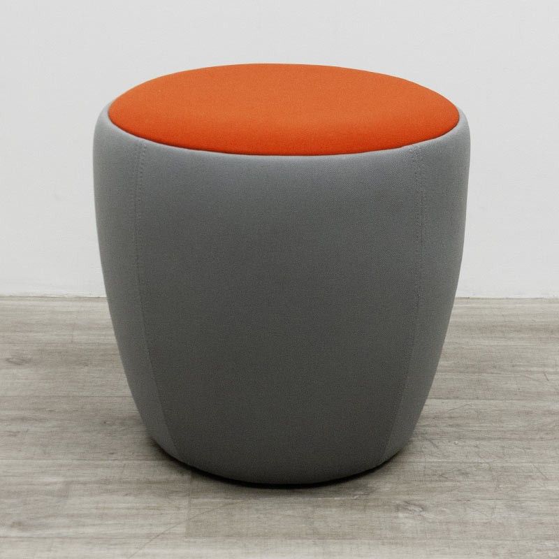 SANCAL Pouf Chat Gris / Rouge