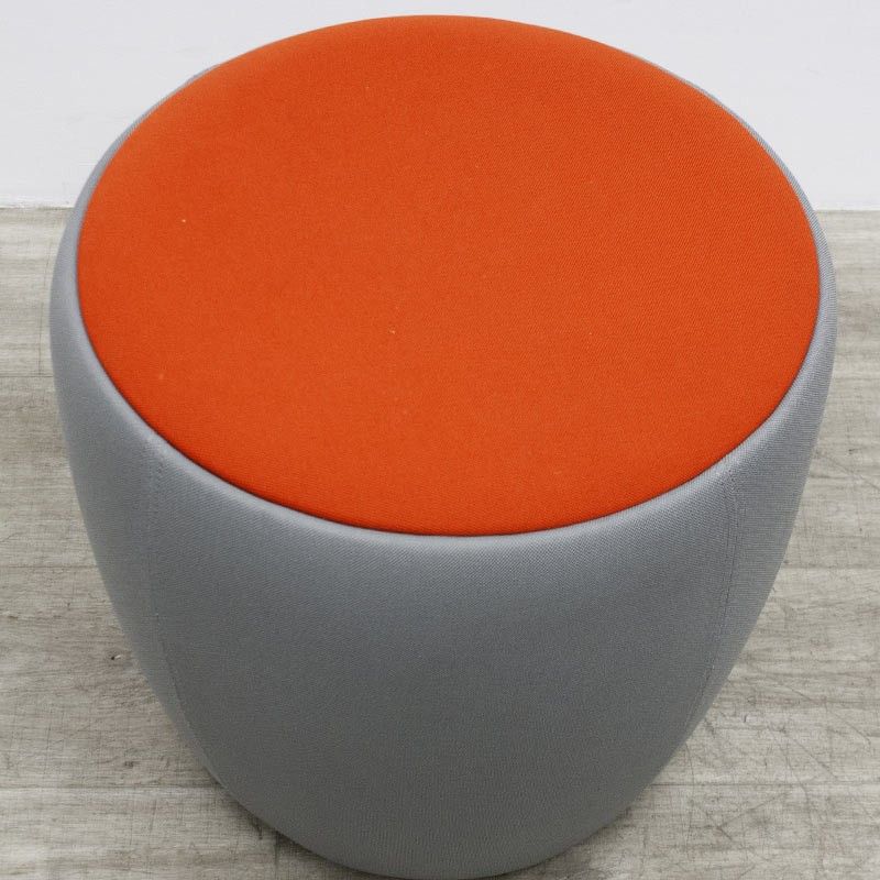 SANCAL Pouf Chat Gris / Rouge