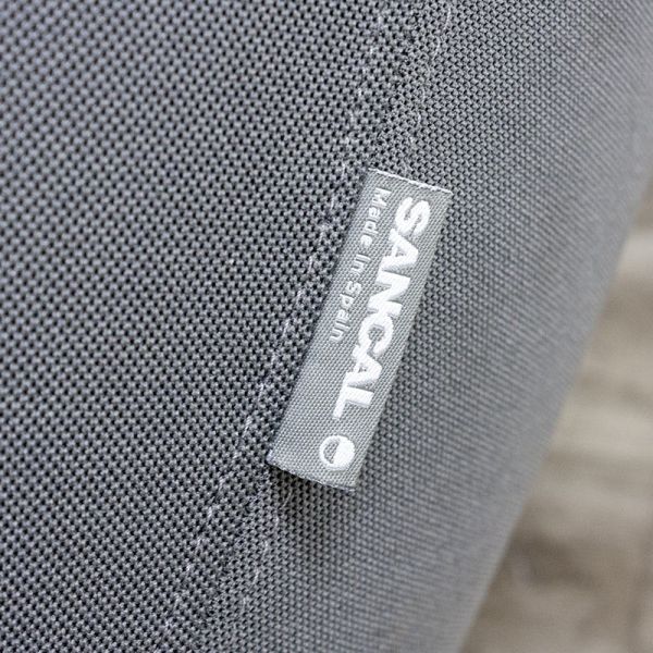 SANCAL Pouf Chat Gris / Rouge