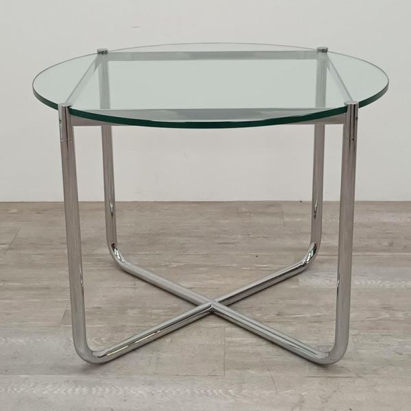 Knoll MR Table basse Ø68 en verre