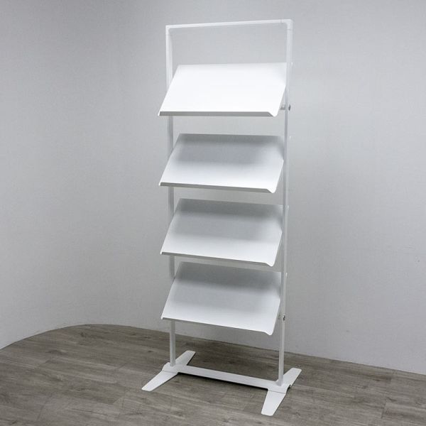 Présentoir métallique Blanc