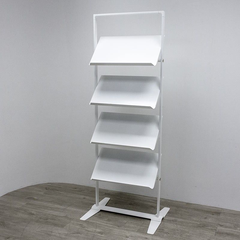Présentoir métallique Blanc
