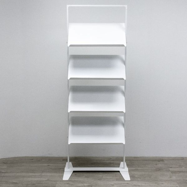 Présentoir métallique Blanc
