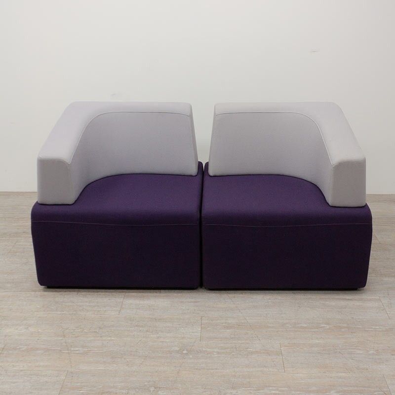 Cubes Steelcase B-Free Violet / Gris