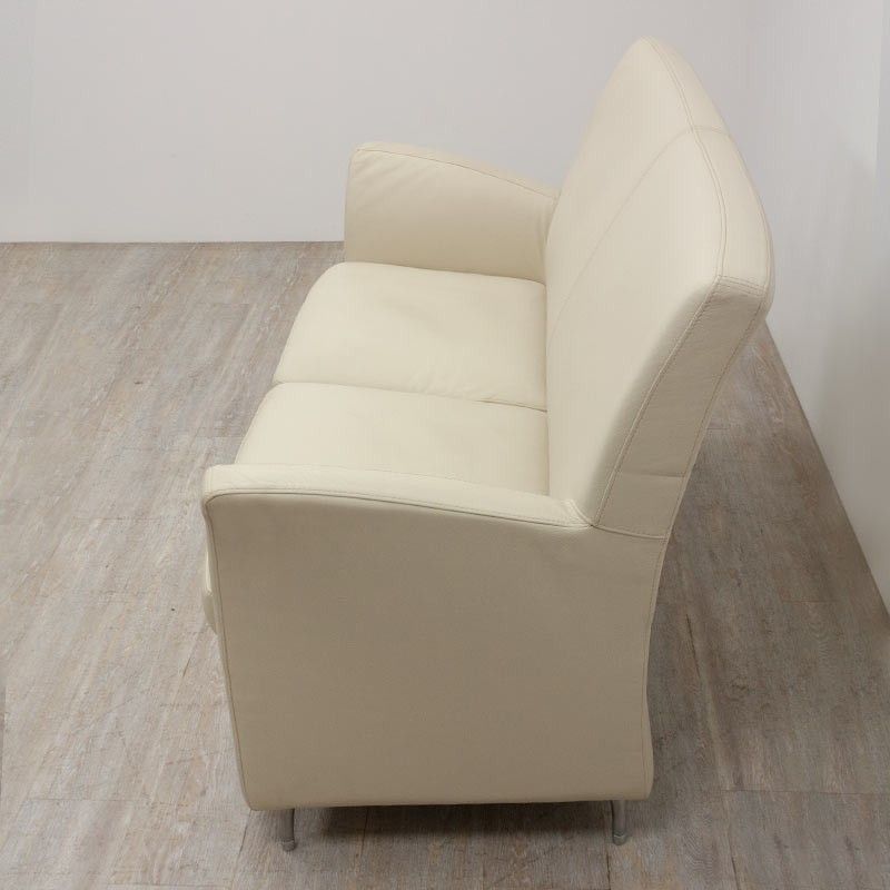 Canapé Giulio Marelli en cuir Beige