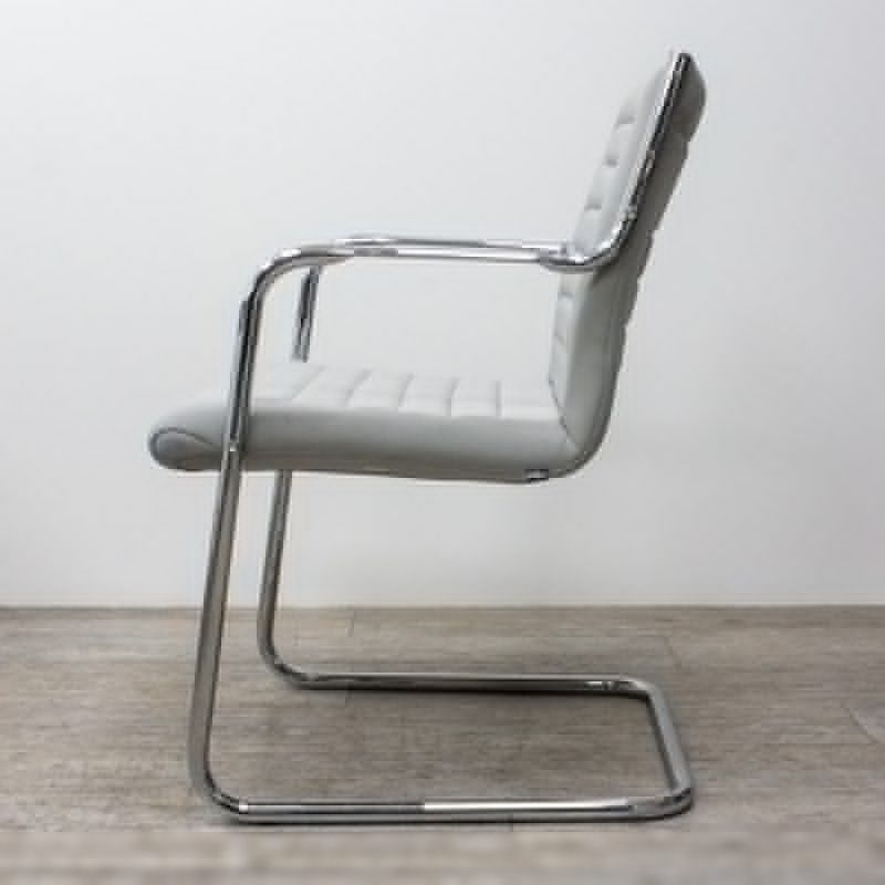 Chaise Sitland Gris / Chrome