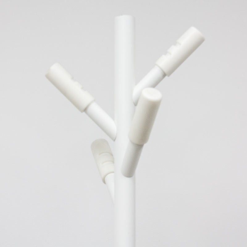 Porte manteaux en métal Blanc