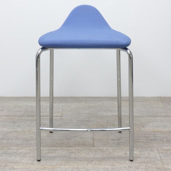 en tissu Bleu / Chromé