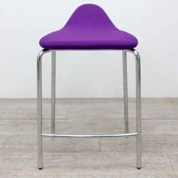 en tissu Violet / Chromé