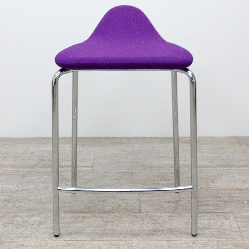 en tissu Violet / Chromé