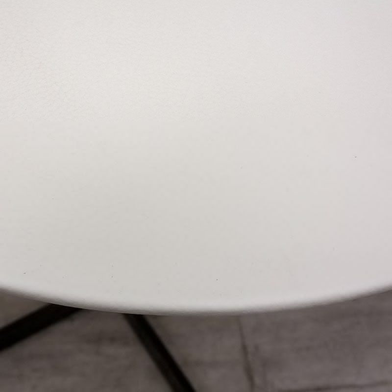 Poltrona Frau basse Cuir Blanc Ø 45