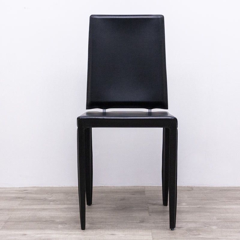 4 pieds en Simili Cuir Noir