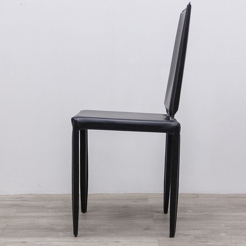 4 pieds en Simili Cuir Noir