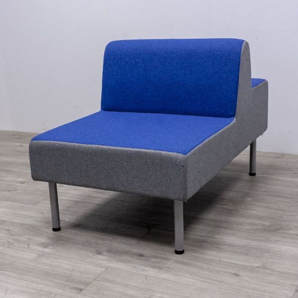 Chauffeuse Duo SOFA Gris/Bleu Élec.