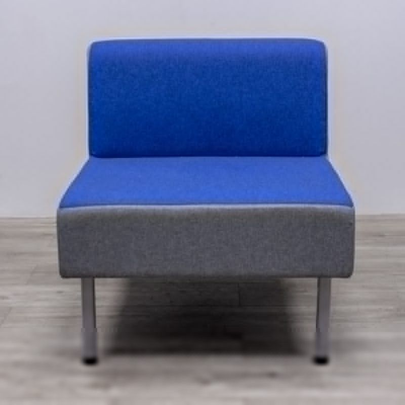 Chauffeuse Duo SOFA Gris/Bleu Élec.