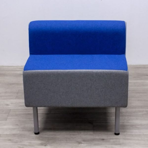 Chauffeuse Duo SOFA Gris/Bleu Élec.