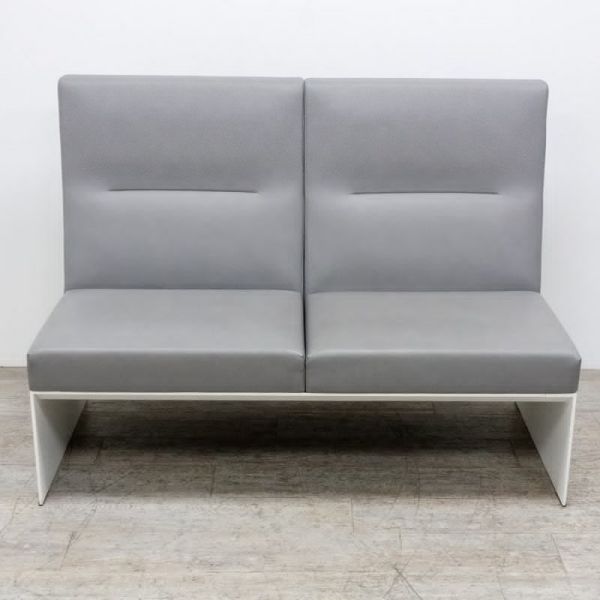 Brunner banquette cuir Gris