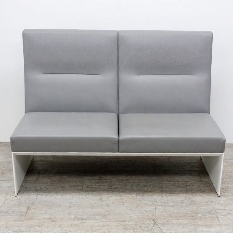 Brunner banquette cuir Gris