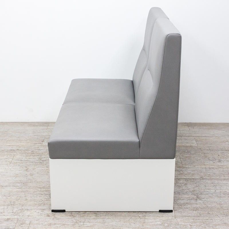 Brunner banquette cuir Gris