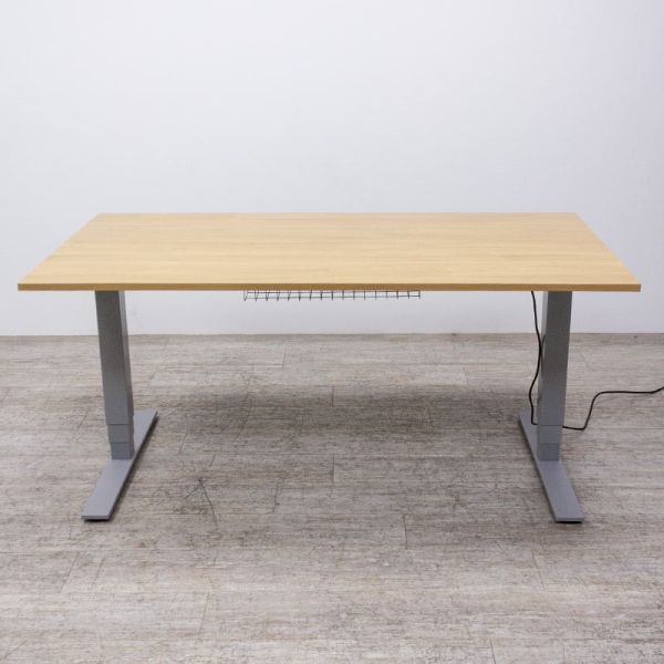 Bureau électrique Kinnarps L160 Chêne