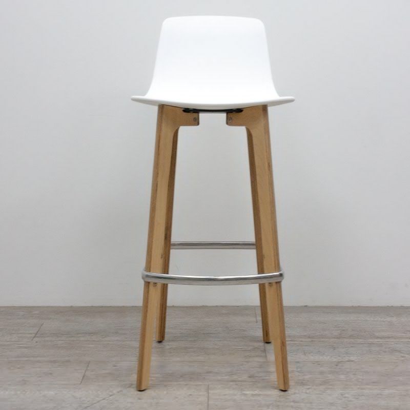 Tabouret Enea Lottus Wood Blanc