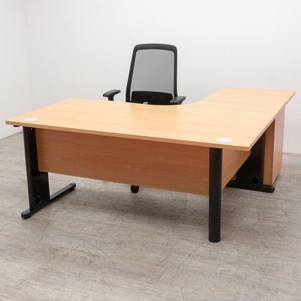 Caisson + Plan compact Gauche Hêtre