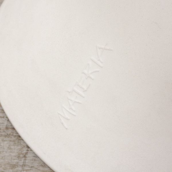 Table basse Materia Ø80 Blanc