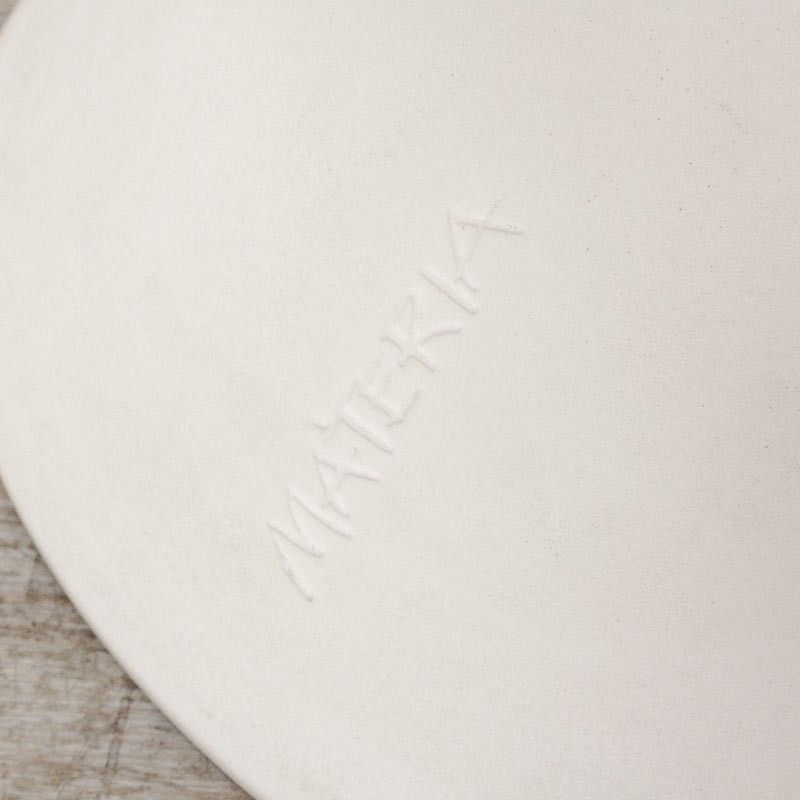 Table basse Materia Ø80 Blanc