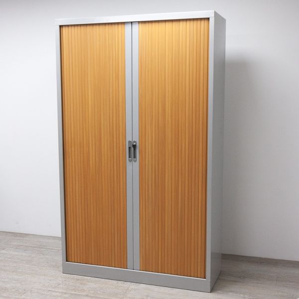 Armoire L120 Merisier Ambré / Gris