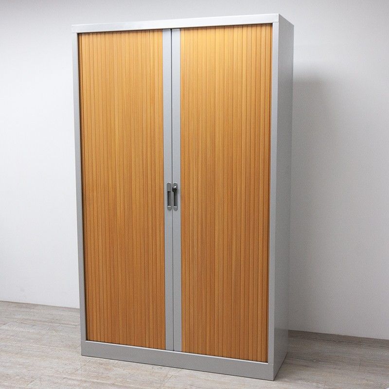 Armoire L120 Merisier Ambré / Gris